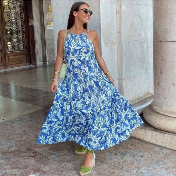 Zaria Maxi Dress Blue main image 0
